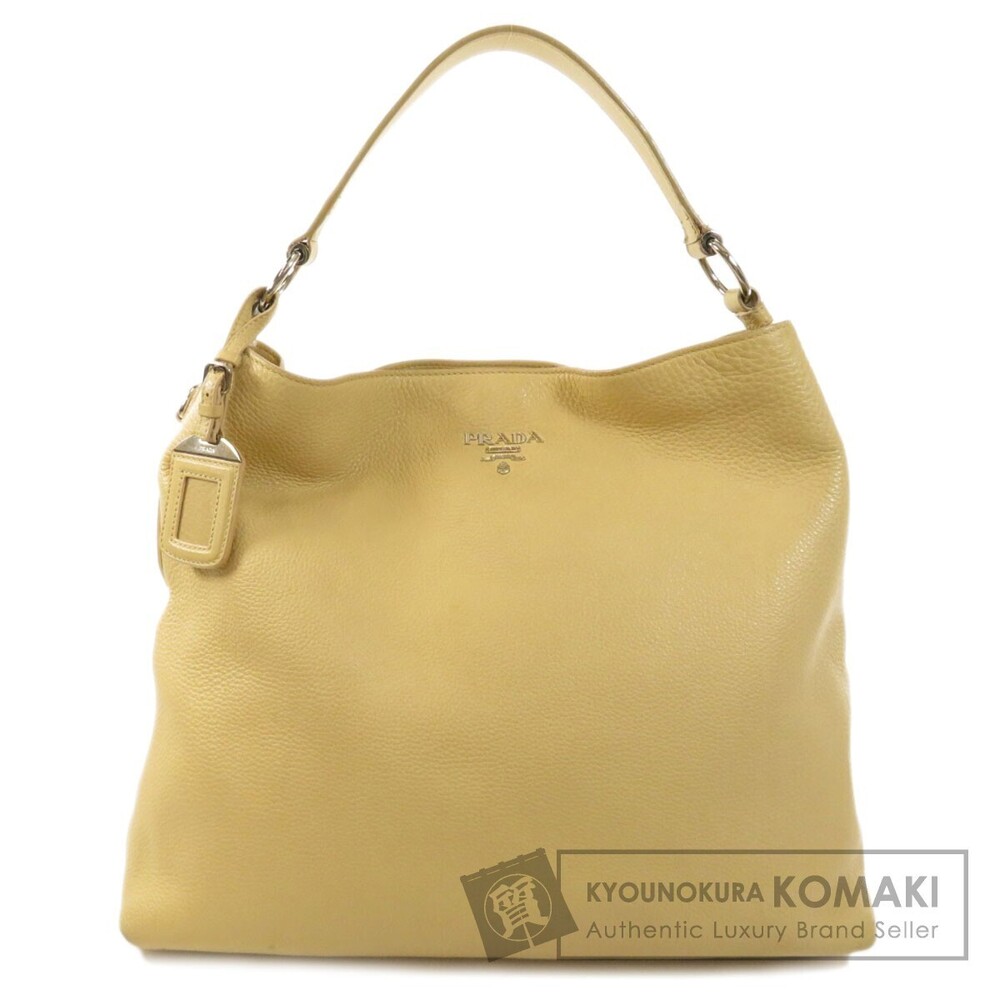 Prada Naturale Vitello Daino leather shoulder bag